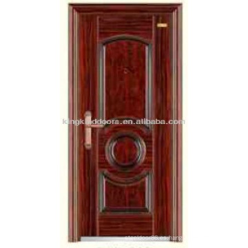 Seguridad de acero comercial acero inoxidable puerta entrada puerta KKD-309 de la fábrica China